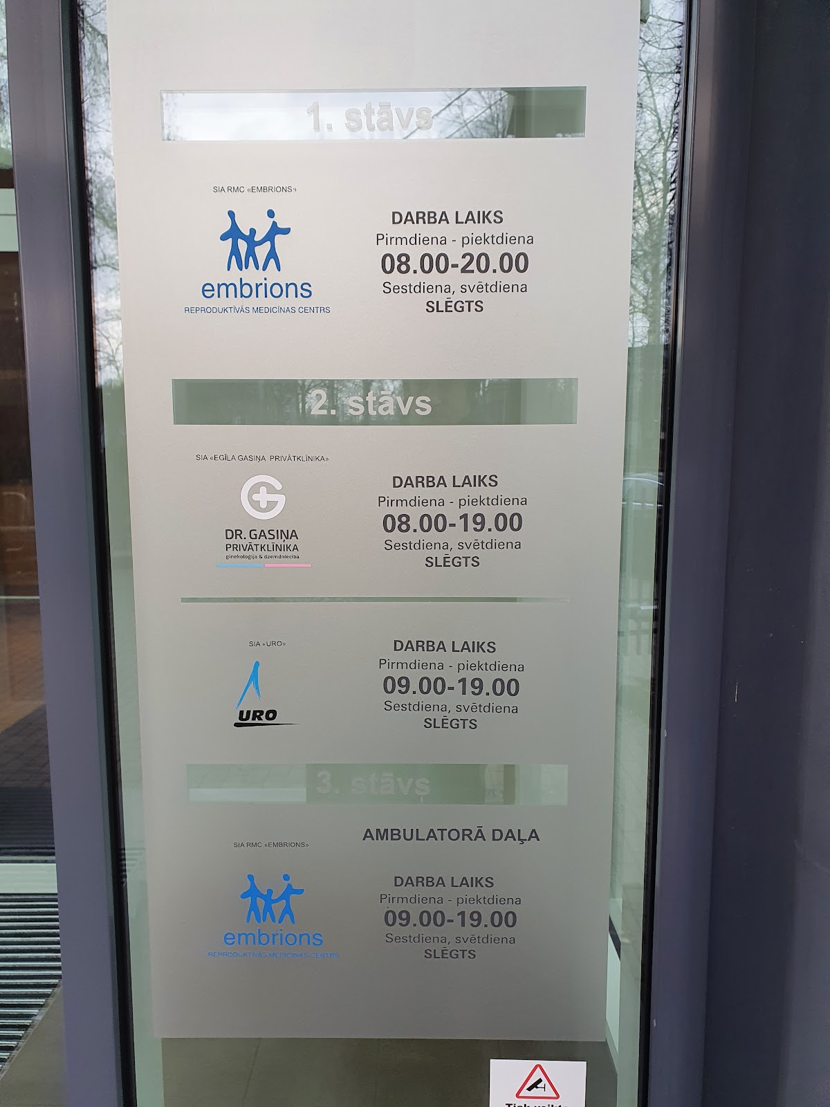 EMBRIONS, Reproduktīvās Medicīnas Centrs